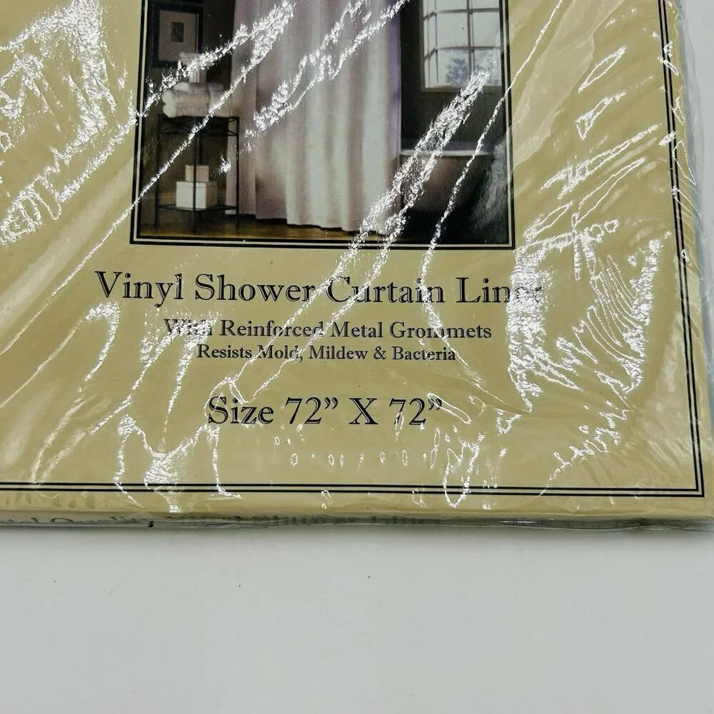 Carnation Home Fashions Hotel Quality Vinyl Shower Curtain Liner 72